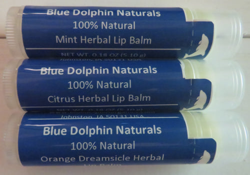 100% Natural Herbal Lip Balm